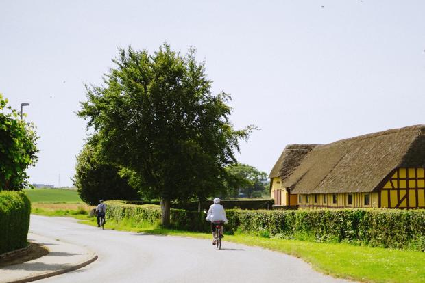 cyklister i Egeskov
